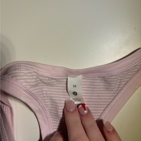 Baby pink lululemon racer back swiftly tech - Picture 2 of 3